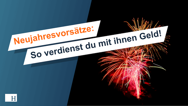 Neujahrsvorsätzen Geld verdienen